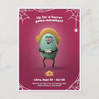 Halloween Briefkaart - Weegblad