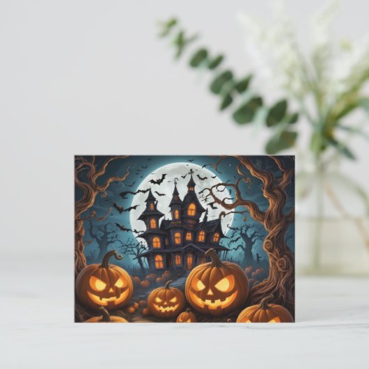 Halloween briefkaarten (Staand voorkant)