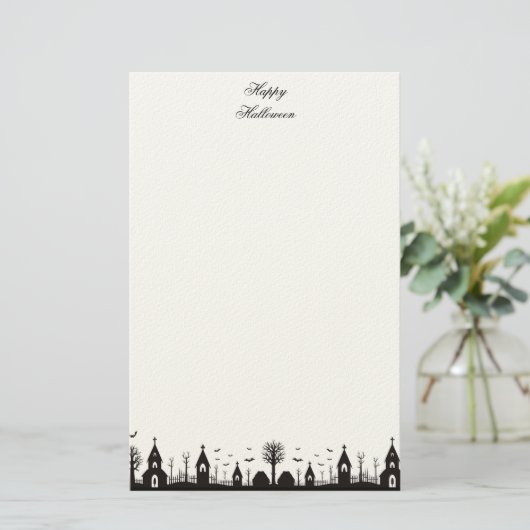 Halloween Briefpapier (Staand voorkant)