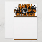 Halloween briefpapier, aanpasbaar briefpapier (Voorkant / Achterkant)