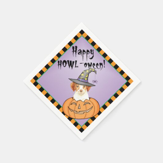 Halloween Brittany Napkins Servet (Hoek)