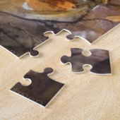 Halloween Brittany Spaniel met pompoenen eng Legpuzzel (Zijkant)