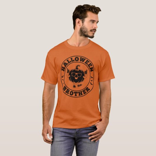 Halloween Broer Halloween Pompoen Broer vriend T-shirt
