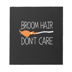 Halloween Broom Hair geeft geen zorg voor de verja Notitieblok