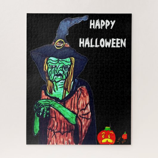 HALLOWEEN BROOMHILDA DE UITGANGSPOzzel Legpuzzel (Verticaal)