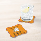 Halloween Brouwdrank Personaliseer Ghost Bat Sinaa Kartonnen Onderzetters (Insitu)