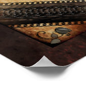 Halloween Brown Gothic 24x36 Welkom bij bruiloft Poster (Hoek)