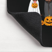 Halloween Brown Labrador Ghost Soky Chocolate Lab  Muismat (Hoek)