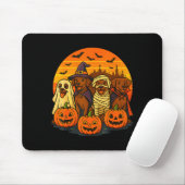 Halloween Brown Labrador Ghost Soky Chocolate Lab Muismat (Met muis)