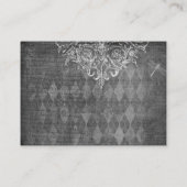 Halloween bruid & bruidegom bruiloft gast plaats k plaatskaartje (Achterkant)