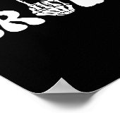 Halloween Bruid Bruidegom Skelet Koppel Match Poster (Hoek)