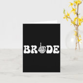 Halloween Bruid Bruidegom Skeleton Paar Match Kaart (Gele Bloem)