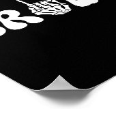 Halloween Bruid Bruidegom Skeleton Paar Match Poster (Hoek)