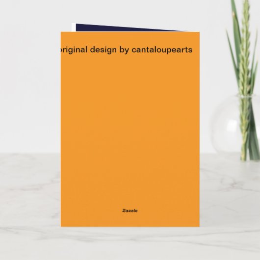 Halloween bruid en bruidegom kaart (Achterkant)