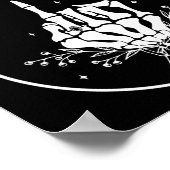 Halloween Bruid of Die Gotische Bachelorette Party Poster (Hoek)