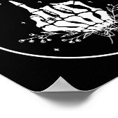 Halloween Bruid of Die Gotische Bachelorette Party Poster (Hoek)