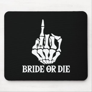 Halloween Bruid Of Sterf Skelet Hand Bachelorette Muismat