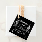 Halloween Bruid of Sterf Skeleton Bachelorette Fee Bedankjes Labels