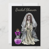 Halloween Bruids Douche Uitnodiging Love Potion (Voorkant)