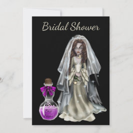 Halloween Bruids Douche Uitnodiging Love Potion