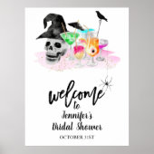 Halloween Bruidsdouche Welkomstbord Poster (Voorkant)