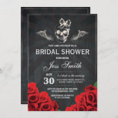 Halloween Bruidsfeest Borrelparty Rozen Bloemen Ui Kaart (Voorkant / Achterkant)