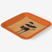 Halloween Bruidsfeest Borrelservies Papieren Bordje (Gebogen)