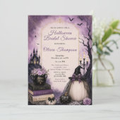 Halloween Bruidsfeest Kaart (Staand voorkant)