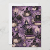 Halloween Bruidsfeest Kaart (Achterkant)
