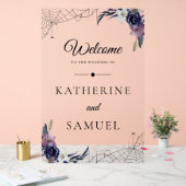 Halloween Bruiloft Acryl Welkom Bord (Huwelijk)