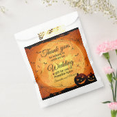 Halloween bruiloft dank u favoriete tas aangepaste bedankzakje (Gezegeld)