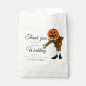 Halloween bruiloft dank u geschenk tas aangepaste  bedankzakje (Voorkant)