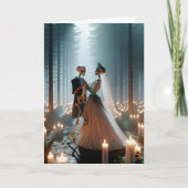 Halloween bruiloft dans kaart (Voorkant)