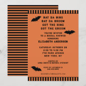 Halloween bruiloft feest uitnodiging (Voorkant / Achterkant)