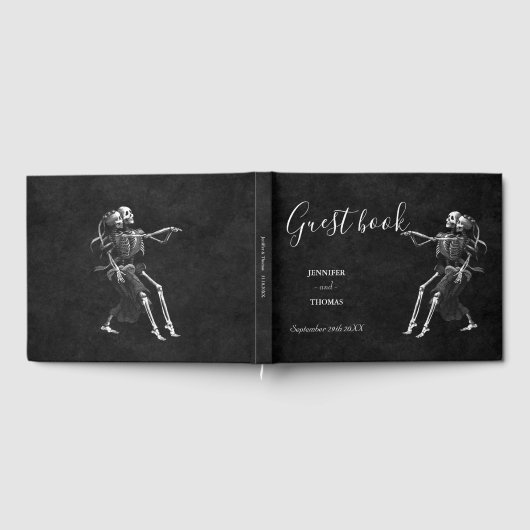 Halloween bruiloft gastenboek (Volledig)