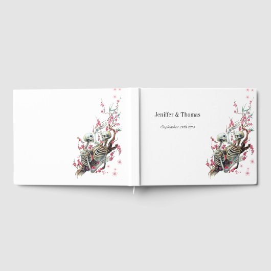 Halloween bruiloft gastenboek (Volledig)