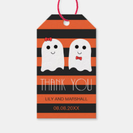 Halloween bruiloft giveaway Dank u Label Cadeaulabel