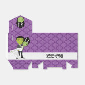 Halloween bruiloft gunst box bedankdoosjes (Uitgevouwen)