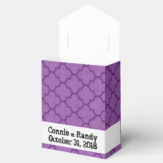 Halloween bruiloft gunst box bedankdoosjes (Geopend)