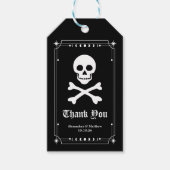 Halloween bruiloft gunst cadeaulabel (Voorkant)