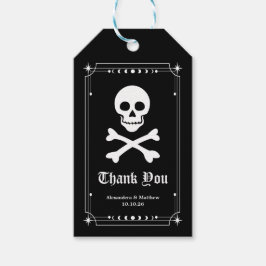 Halloween bruiloft gunst cadeaulabel