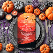 Halloween bruiloft Jubileum verjaardagsfeest Menu
