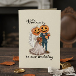 Halloween Bruiloft Kaart