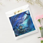 Halloween bruiloft middernacht dank u namen toevoe bedankzakje (Gezegeld)