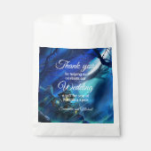 Halloween bruiloft middernacht dank u namen toevoe bedankzakje (Voorkant)