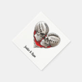 Halloween bruiloft servetten (Hoek)