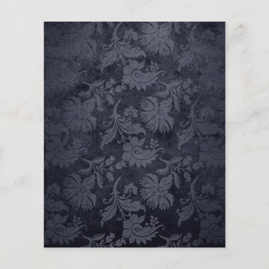 Halloween bruiloft Sinaasappel Roos Bloemen  Flyer (Achterkant)