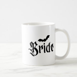 Halloween bruiloft Spooky bruid bruidegom paar Mat Koffiemok