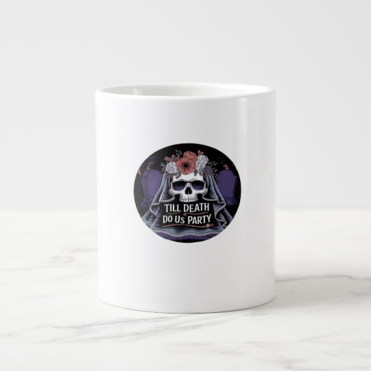 Halloween bruiloft Spooky bruiloft Halloween Party Grote Koffiekop (Voorkant)