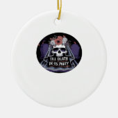 Halloween bruiloft Spooky bruiloft Halloween Party Keramisch Ornament (Voorkant)